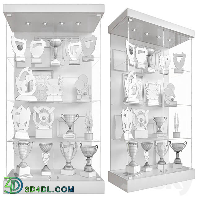 Wardrobe Display cabinets Award cabinet 2