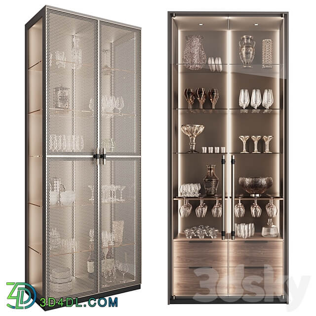 Wardrobe Display cabinets Сupboard with dishes My Design 12