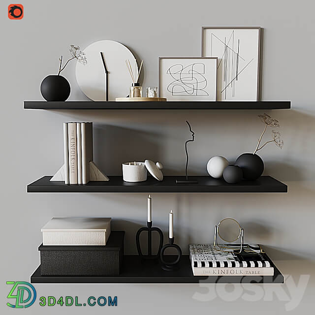 Decorative shelf 03