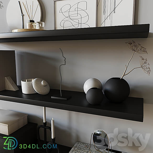 Decorative shelf 03