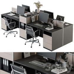 Office Furniture employee Set 22 