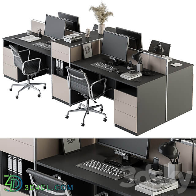 Office Furniture employee Set 22