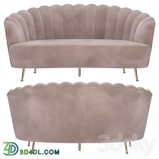 Rita Velvet Sofa