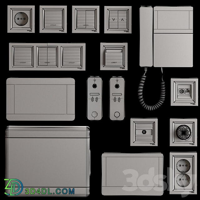 Miscellaneous Tantos and Schneider Electric home electronics kit