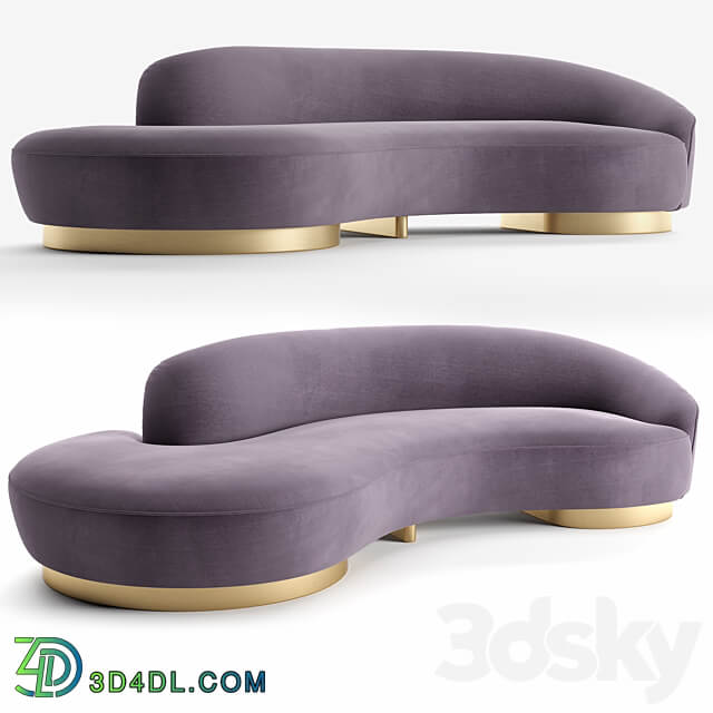 Serpentine Sofa with Arm