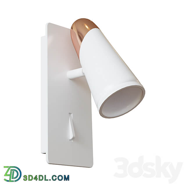 Wall lamp Lao 1L white