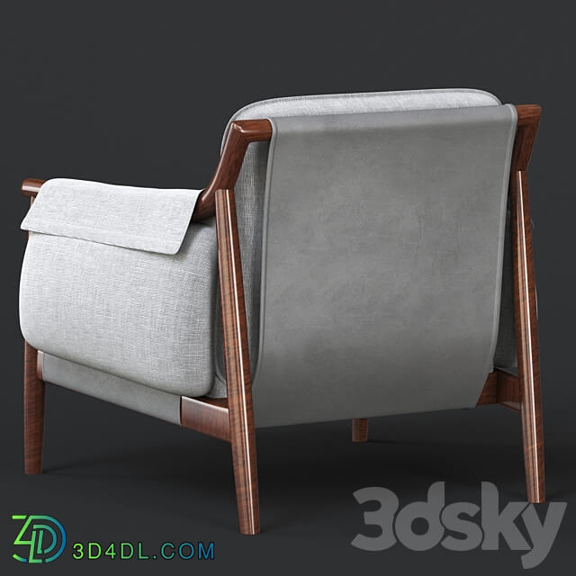 TIMES LOUNGE Fabric armchair