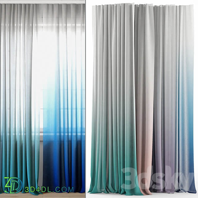 Curtains 129 Pottery Barn Teen Ombre Sheer Curtain