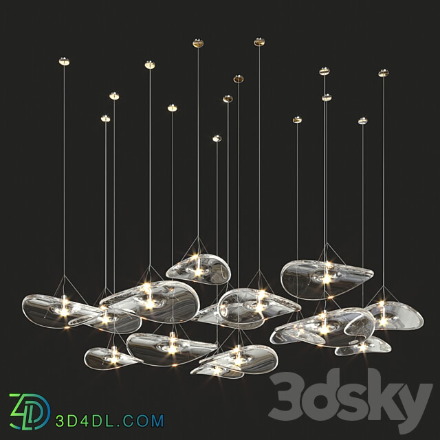 Pendant light Terzani manta chandelier