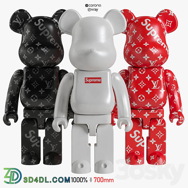 Bearbrick Supreme Set