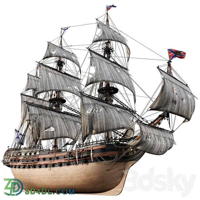 Flagship Peter 1 The Ingermanland 1715