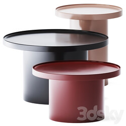 Metal Round Plateau Coffee Table by Bolia 