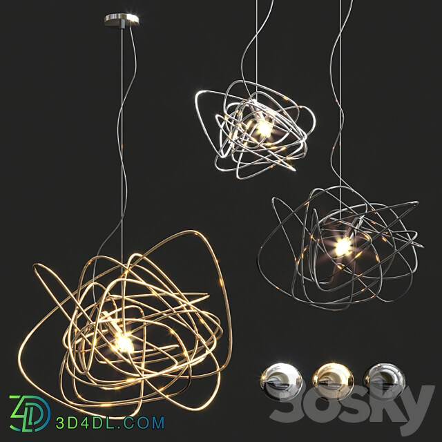 Pendant light Terzani doodle pendant 3 type