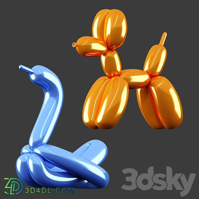 The dog and the swan 3D Models