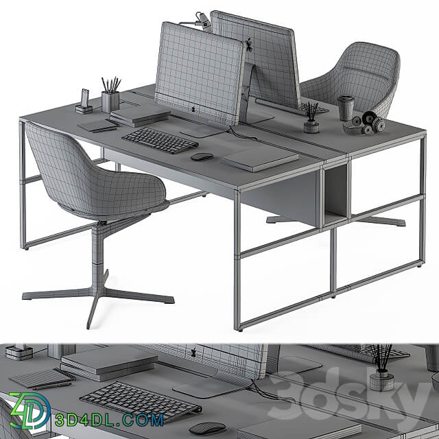 Office Furniture employee Set 26