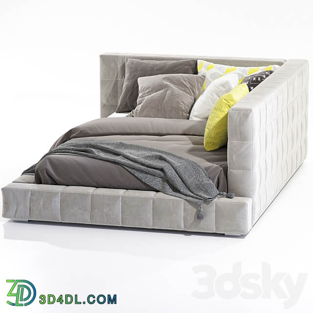 Bed Baldwin Lounge Corner Upholstered Bed