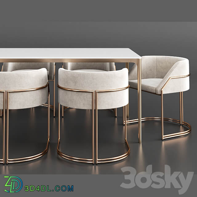 Table Chair Dinning set 8