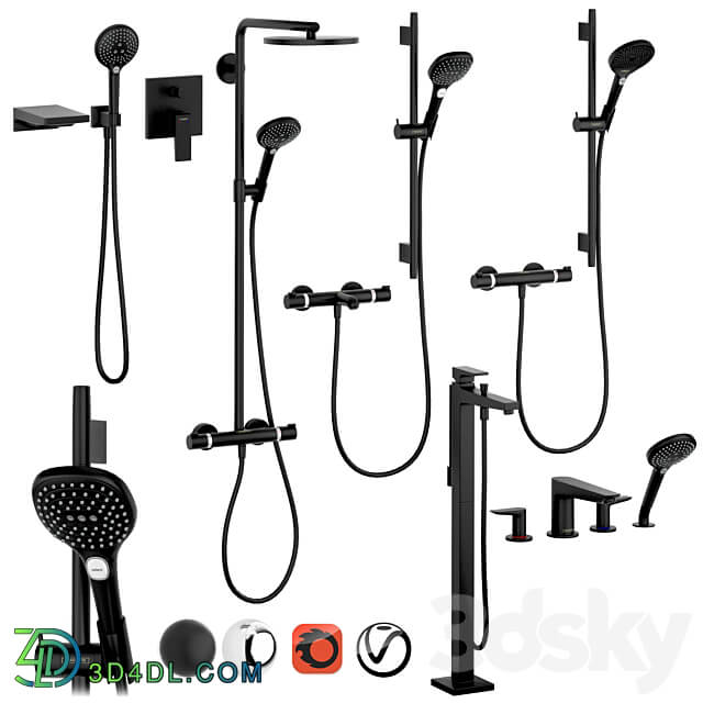 Refill HANSGROHE Set 1 Ecostat Metropol Talis with adjustable shower head