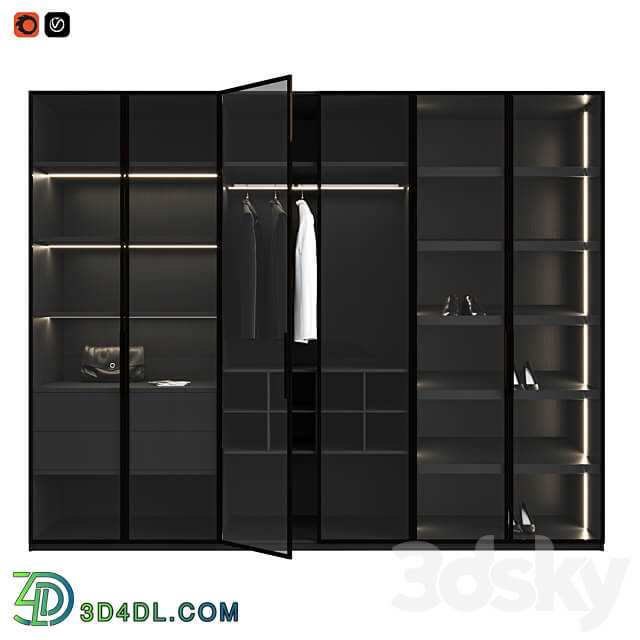 Wardrobe Display cabinets cupboard 5