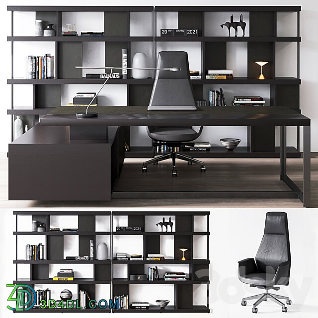 Poltrona Frau Jobs Office set