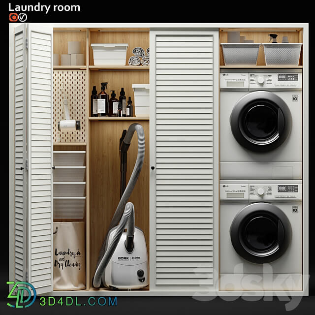 Bathroom accessories Laundry room 07