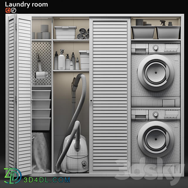 Bathroom accessories Laundry room 07