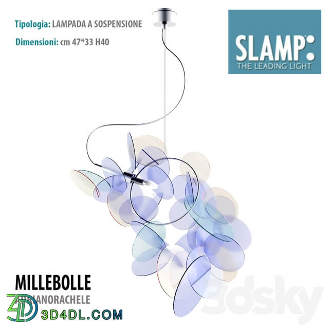 SLAMP MILLE BOLLE Pendant light 3D Models