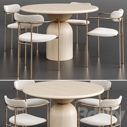 Table Chair Dinning set 9 