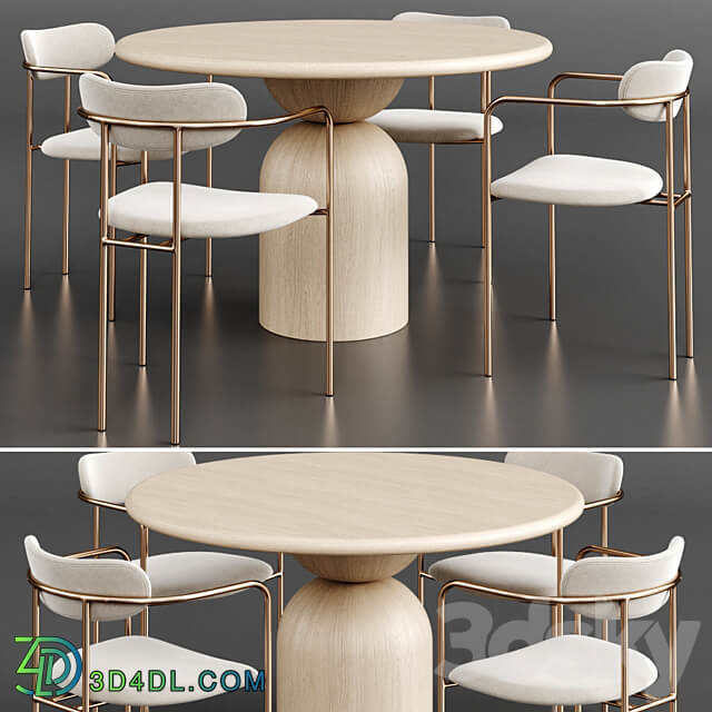 Table Chair Dinning set 9