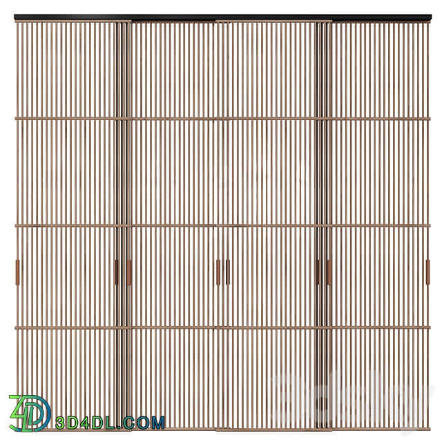 Ethnic style sliding partition