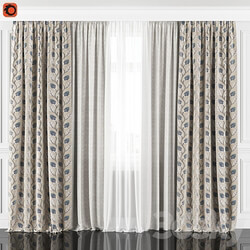 Curtains with window 182C 