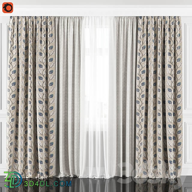 Curtains with window 182C