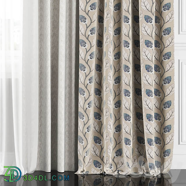 Curtains with window 182C