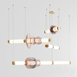 Pendant light Luna chandelier 3 tier 