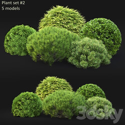 Plant set 3D Models 