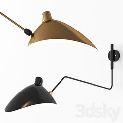 Serge Mouille AP1BC Wall Lamp Sconce 