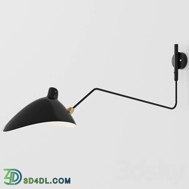 Serge Mouille AP1BC Wall Lamp Sconce