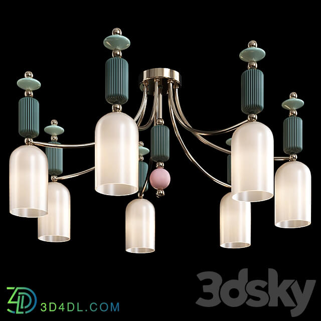 Ceiling lamp Chandelier ceiling Odeon Light 4861 7C CANDY