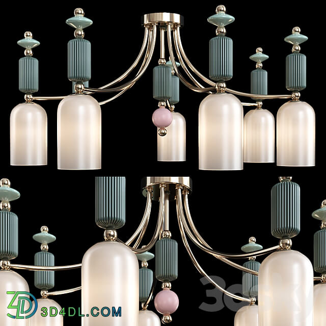 Ceiling lamp Chandelier ceiling Odeon Light 4861 7C CANDY