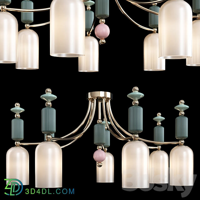 Ceiling lamp Chandelier ceiling Odeon Light 4861 7C CANDY