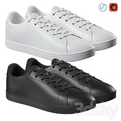 Footwear Leather Shoes Black and White 