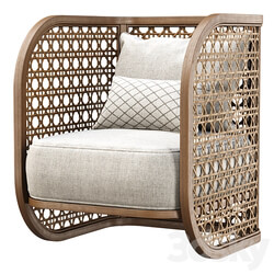 Rimma rattan restaurant chair Rattan dining chair 