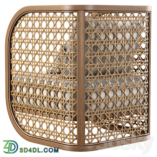 Rimma rattan restaurant chair Rattan dining chair