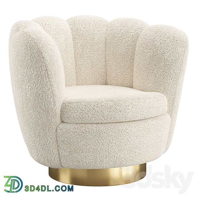 Swivel Chair Mirage Eichholtz 3D Models