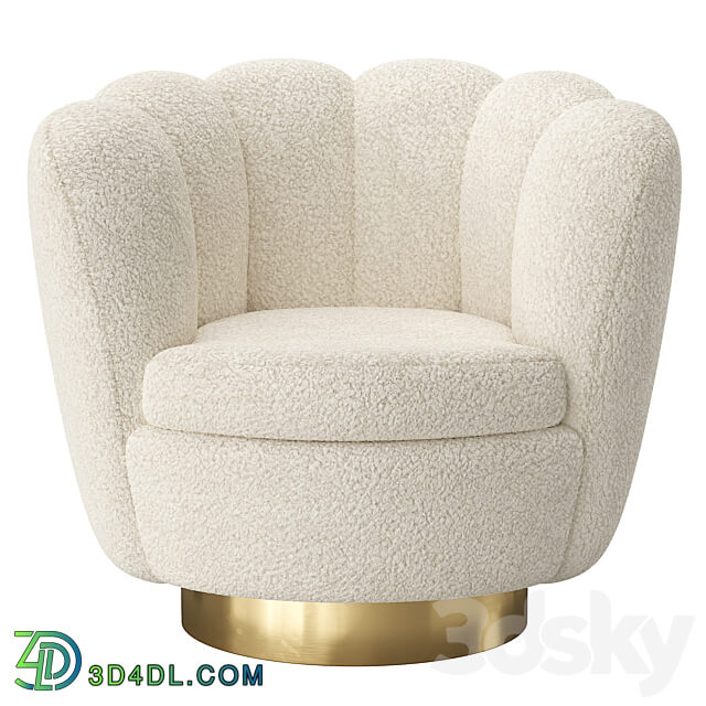 Swivel Chair Mirage Eichholtz 3D Models