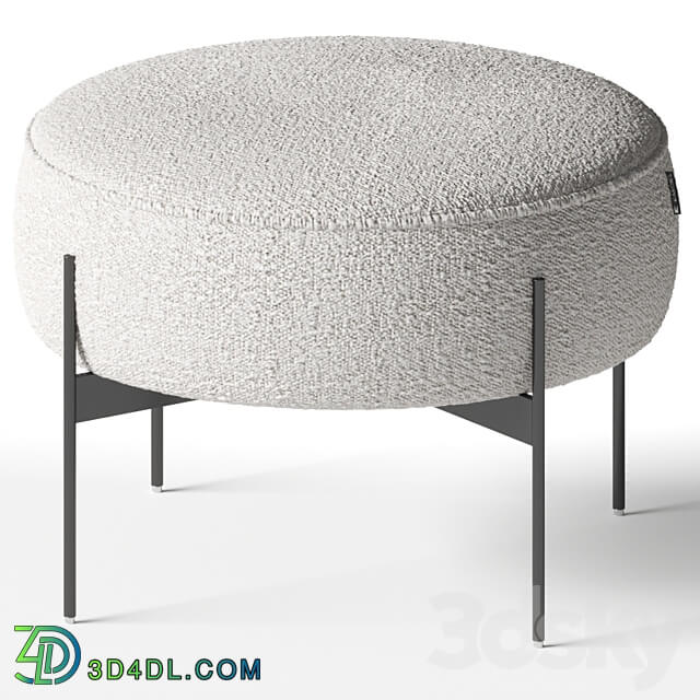 Kardiel Dot Fabric Ottoman