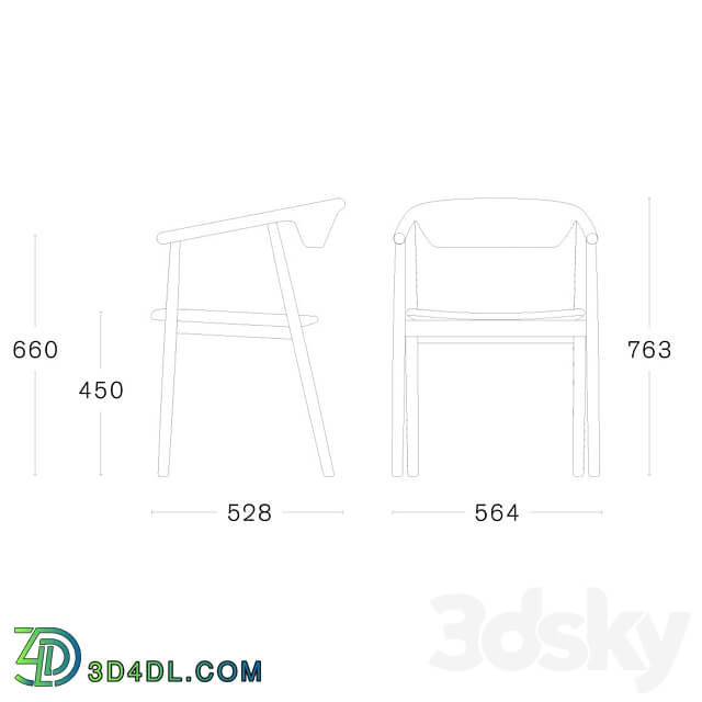 LEVA CHAIR by Mattiazzi