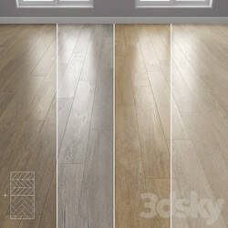 Parquet 4 colors Linear herringbone chevron setquad4 