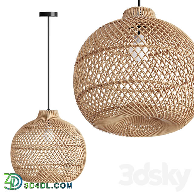 Pendant light Kanawa lampshade