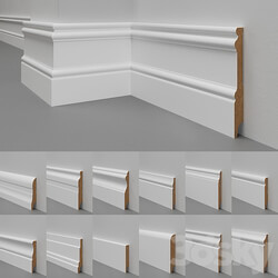 Skirting boards MDF Madest Decor 28 pieces  